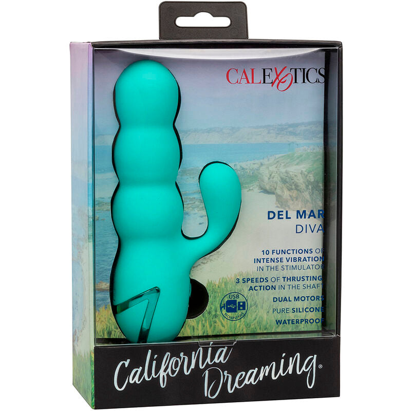 Del Mar Diva Vibrator Aqua Green från CalExotics