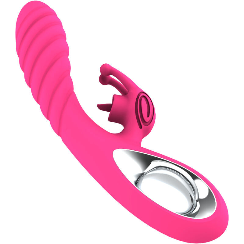 ARMONY - VICKY RABBIT VIBRATOR MED FUCHSIA PULL RING TONGUE