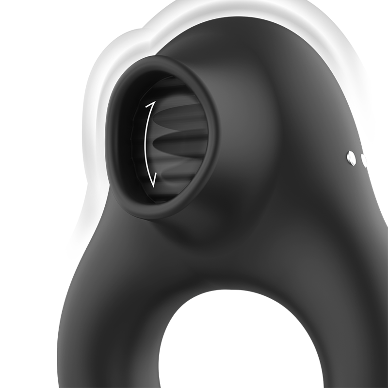 ARMONY silikon vibratorring med 3 motorer i svart och guld