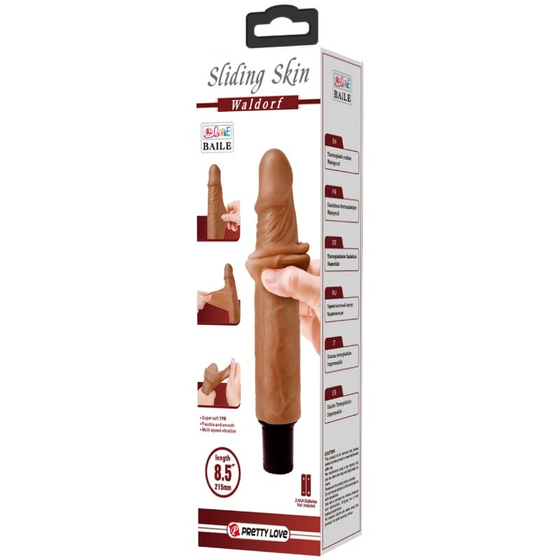 PRETTY LOVE Waldorf realistisk vibrator 18 cm
