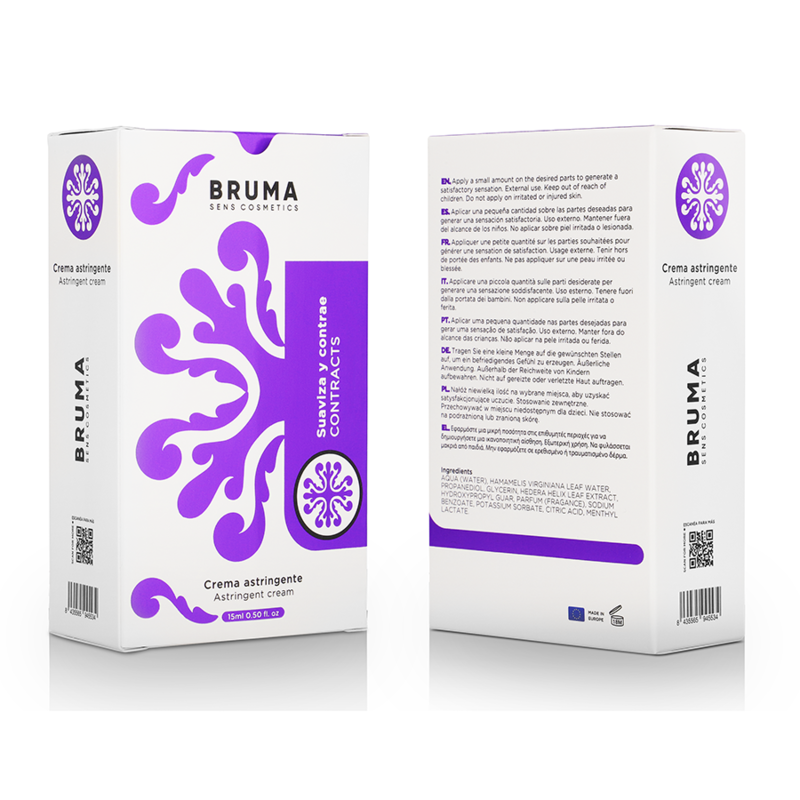 BRUMA astringerande kräm 15 ml för intima upplevelser