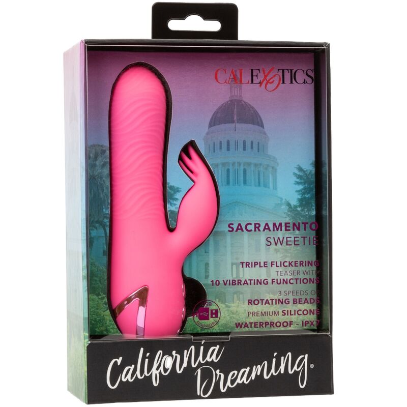 CalExotics Sacramento Sweetie Vibrator Rabbit i rosa