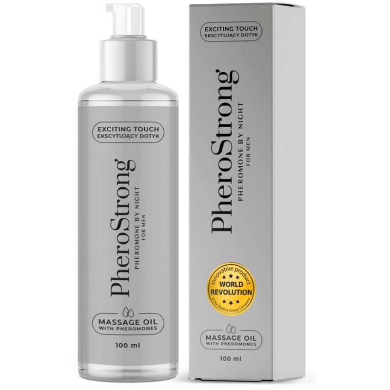 Pherostrong massageolja för män 100 ml