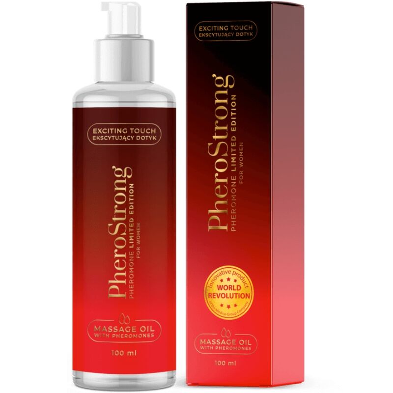 PHEROSTRONG - Massageolja Limited Edition för kvinnor 100 ml