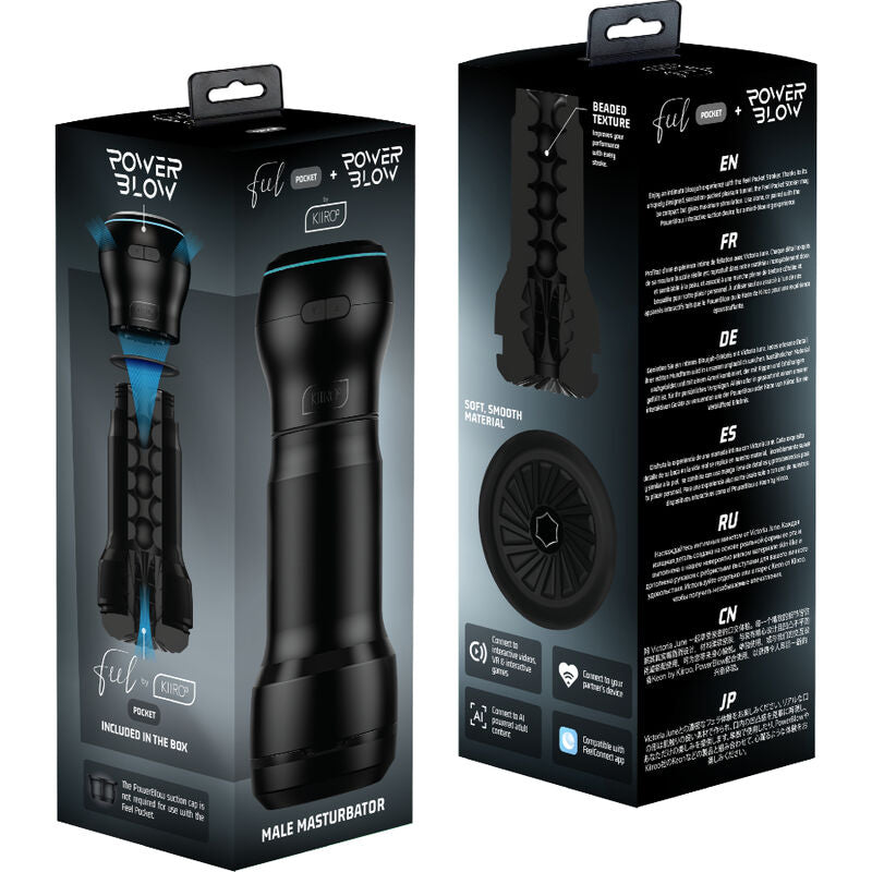 KIIROO Feel Pocket Masturbator och Power Blow