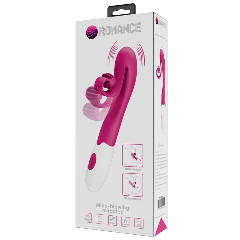 ROMANCE - Rosa vibrator och stimulator 30 hastigheter
