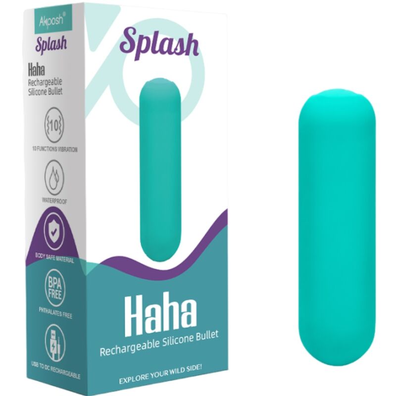 ARMONY Splash Haha Vibrator Bullet i grön silikon