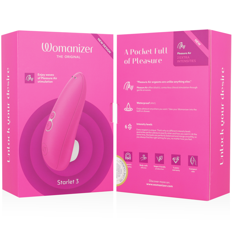 Womanizer Starlet 3 klitoral stimulator rosa