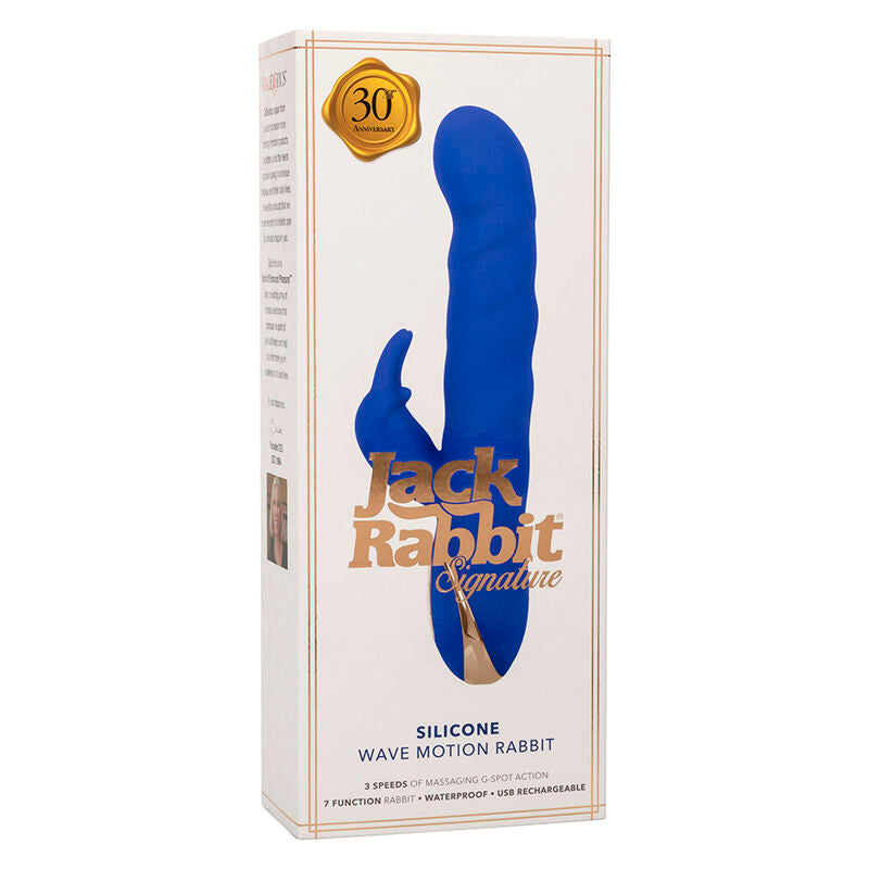 Jack Rabbit Vibrator Wave Motion Blue från Calexotics