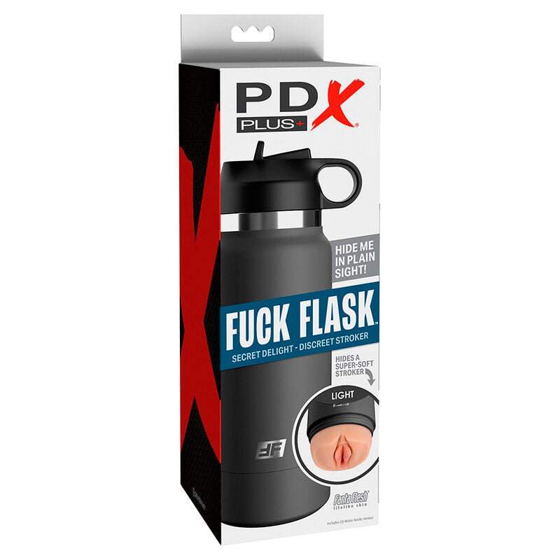 PDX PLUS Fuck Flask Vagine Discret Stroker i köttfärgad design