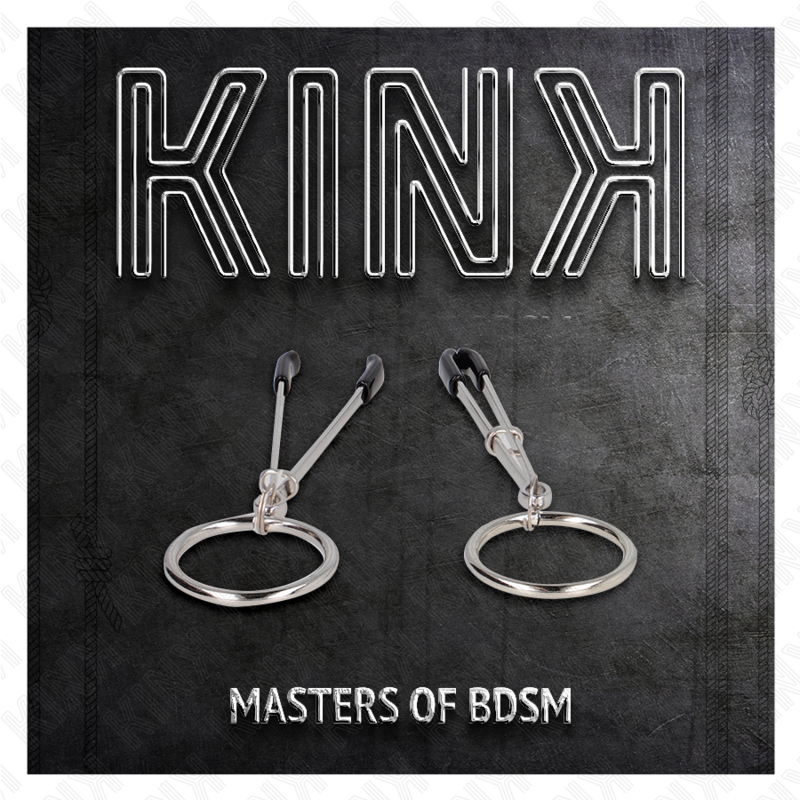 KINK - TUNGA NIPPLE CLAMPS MED O-RING 7 CM