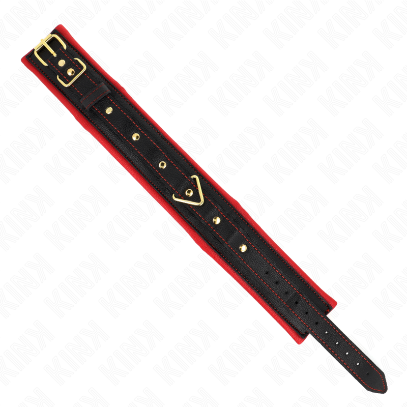 KINK - Halsband med enkel tygkoppel justerbart 33-48 cm x 5,7 cm