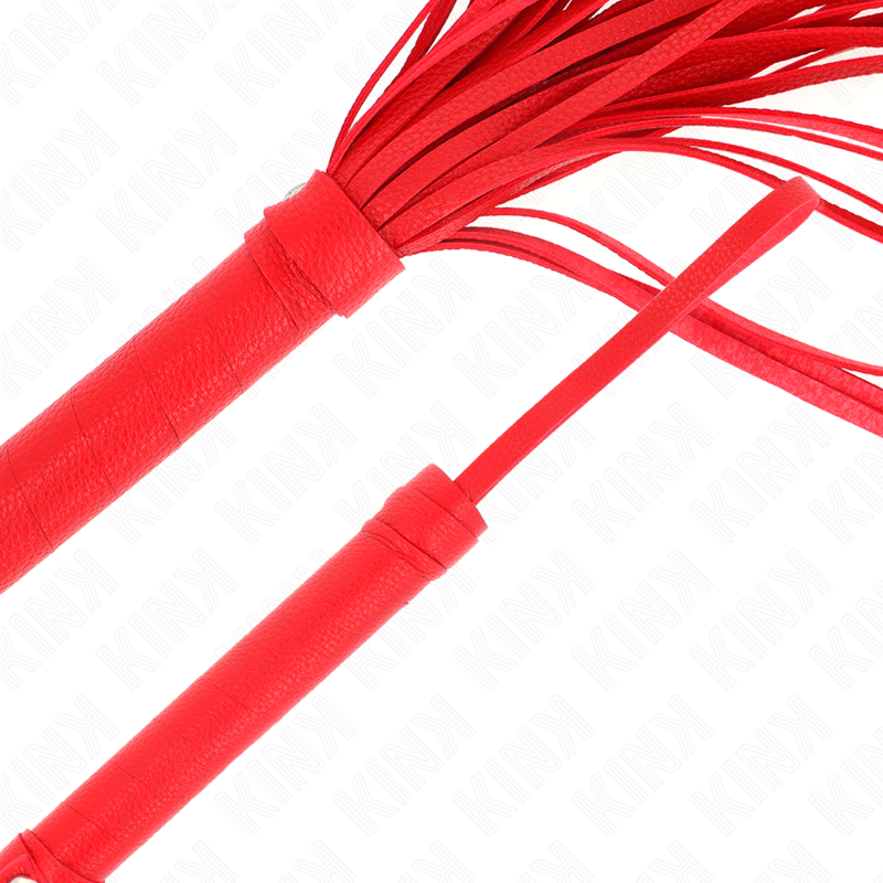 KINK röd mjuk PVC piska 70 cm