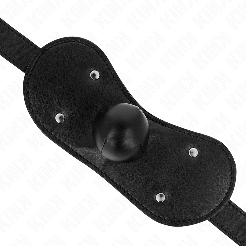 KINK Ball Gag Munkmask med lås, justerbar 42-60 cm
