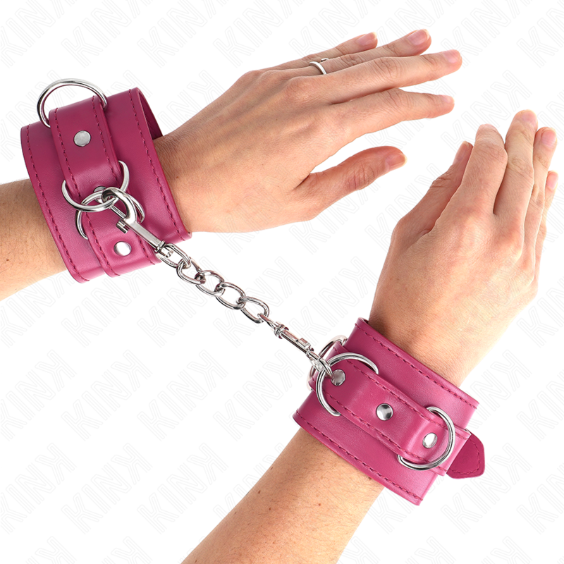KINK justerbara handledsremmar i rosa