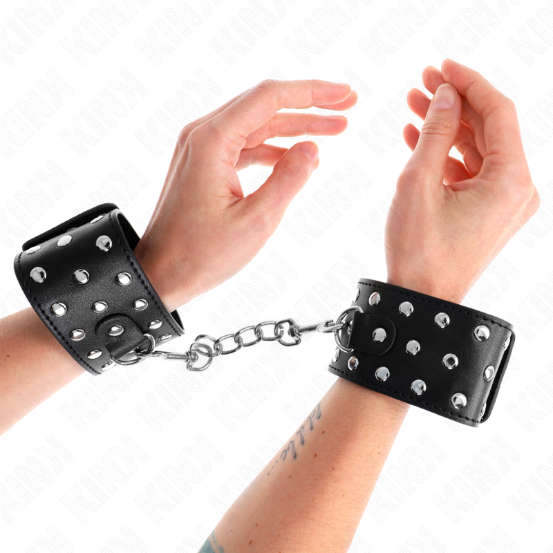 KINK - Punk Handledsremmar Justerbara 19-24 cm x 5.5 cm