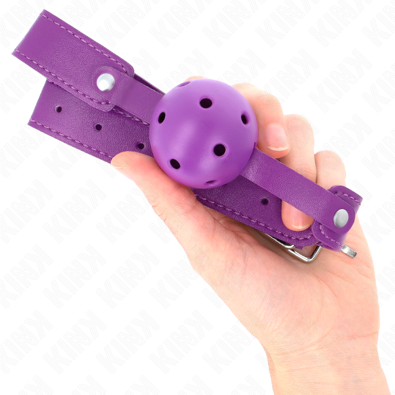 KINK - Lila Andningsbar Boll 4.5 CMGAG 65 x 2.5 CM
