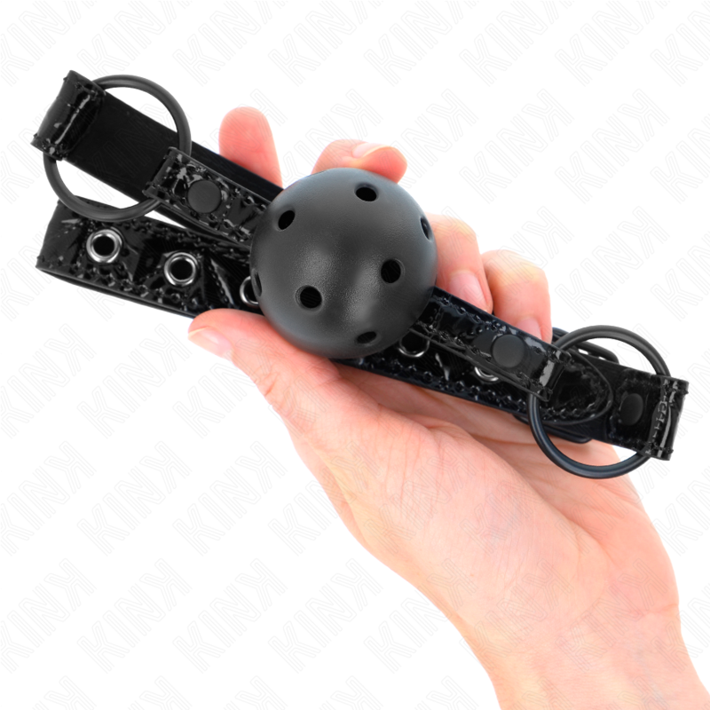 KINK - Diamantmönster Boll 4.5 cm Gag Modell 3 64.5 cm Justerbar 42-60 cm