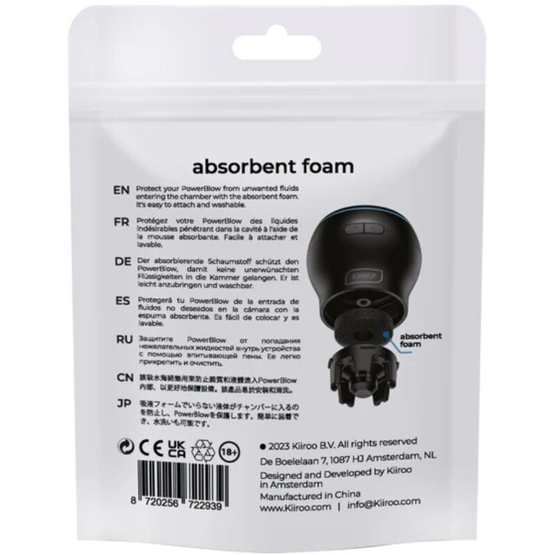 KIIROO Power Blow Absorbent Foam 5 Pack