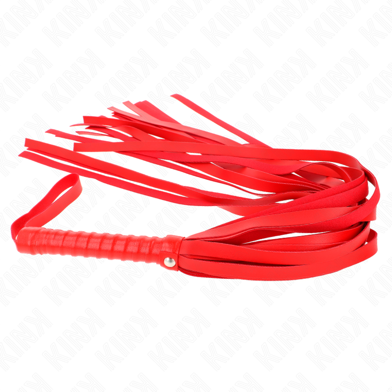 KINK röd kort handtag lång svanspisk 70 cm