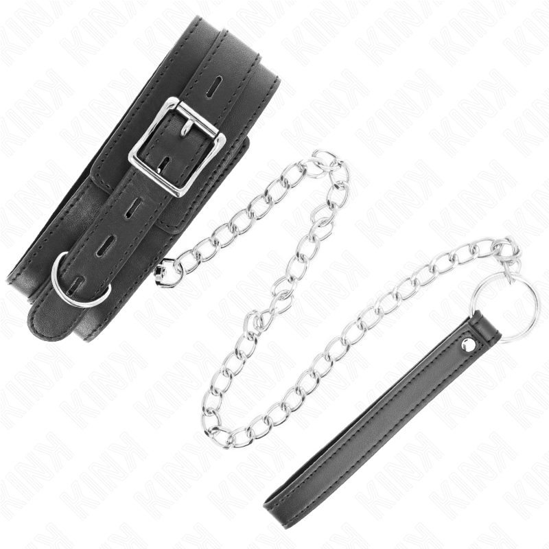 KINK halsband med bälte 65 cm svart