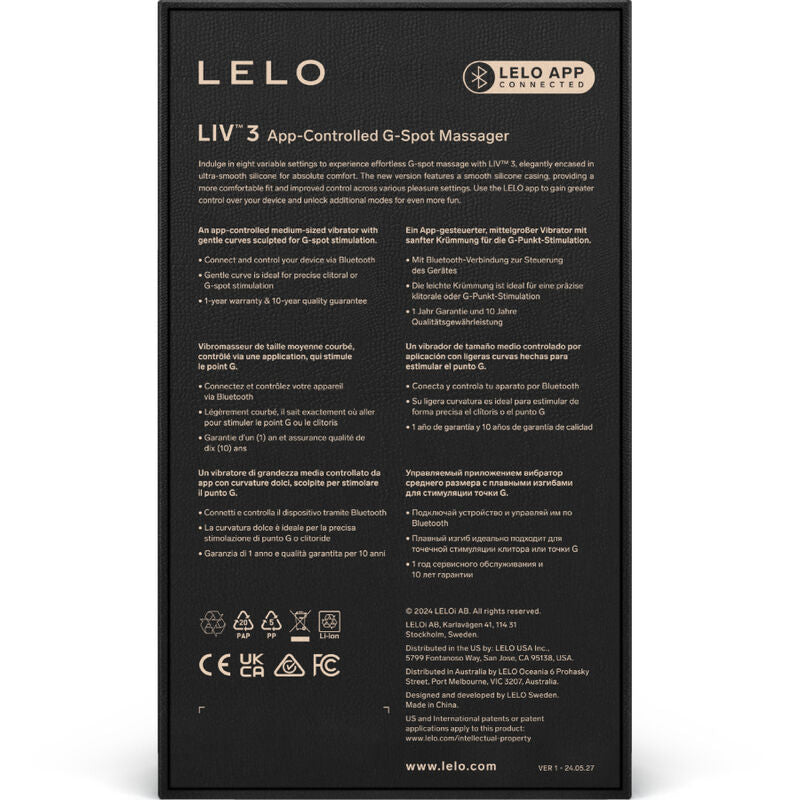 LELO LIV™ 3 G-punkt stimulator i blått