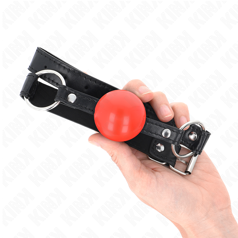 KINK - Röd TPE Boll 4 cm Gag 60 x 2 cm