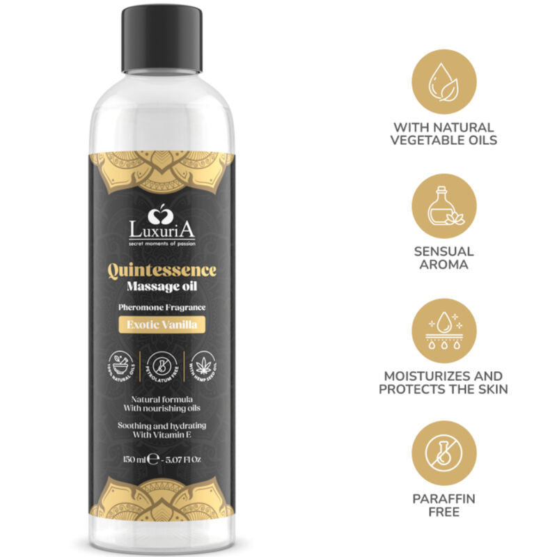 INTIMATELINE LUXURIA - MASSAGEOLJA VANILJ EXOTIC 150 ML