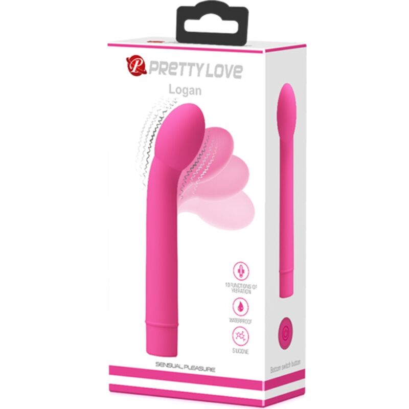 Pretty Love Logan G-punkt vibrator i rosa