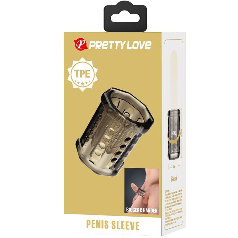 PRETTY LOVE RONAEL penis sleeve i transparent design