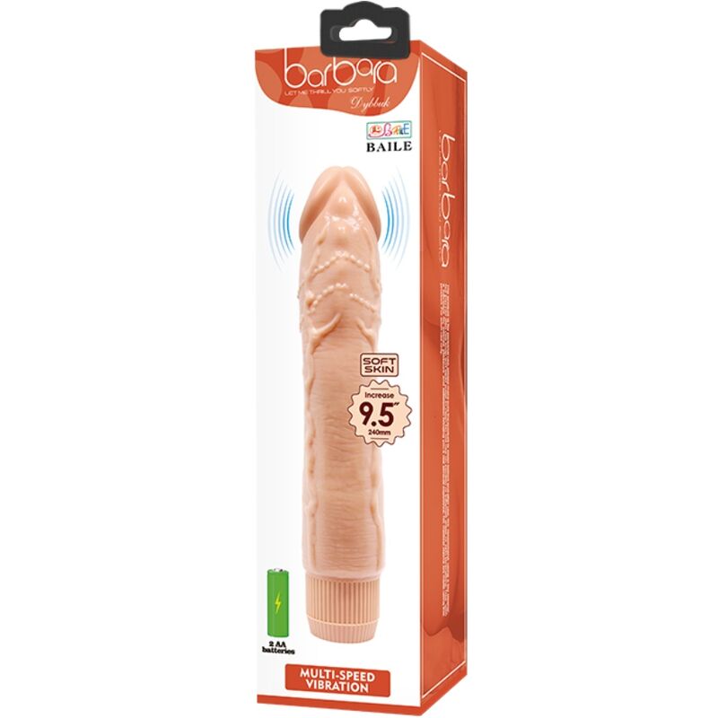 BAILE DYBBUK realistisk vibrator 24 cm köttfärgad