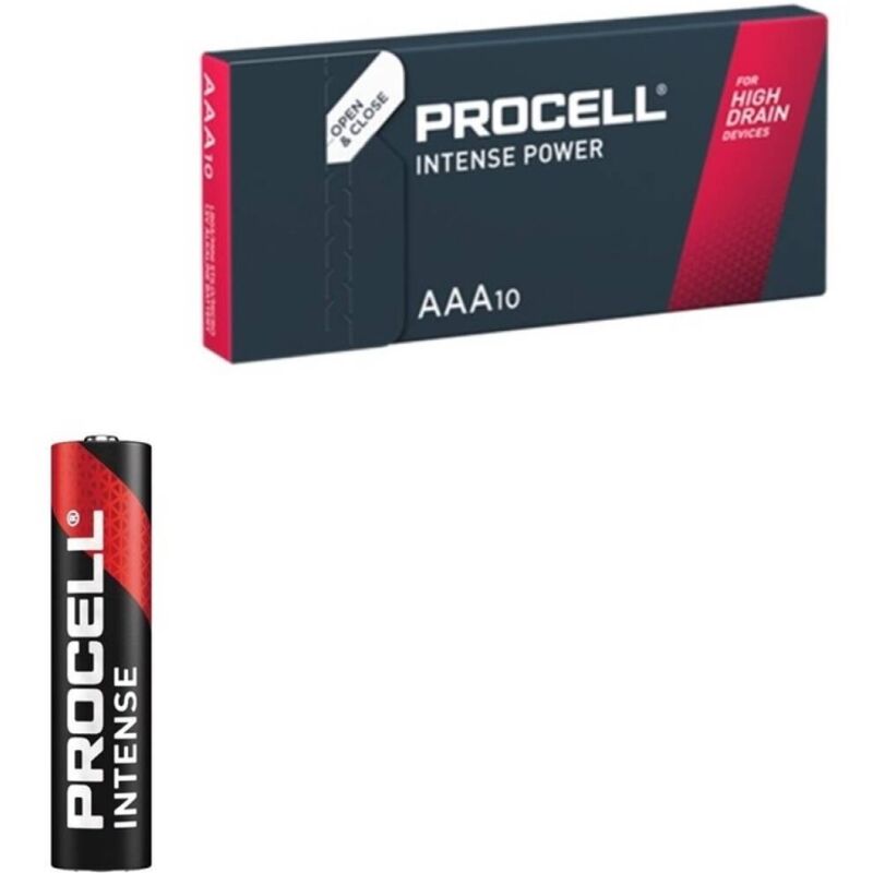 PROCELL AAA-batterier 1.5V i en box med 10 stycken
