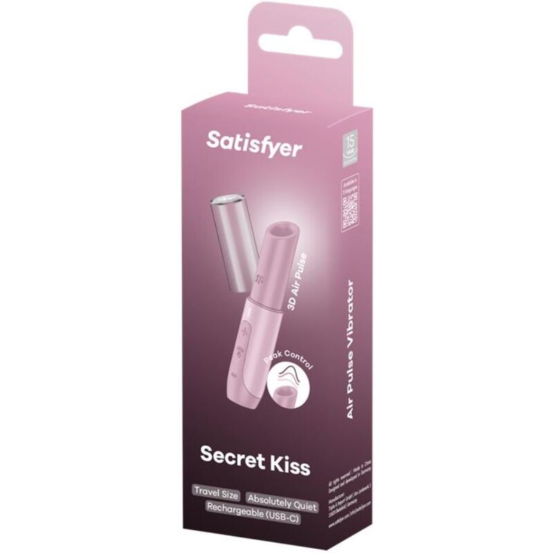 Satisfyer Secret Kiss Wave klitorisstimulator rosa