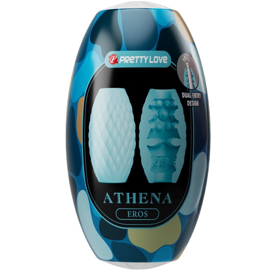 PRETTY LOVE Athena Eros silikonmasturbator i sky blue