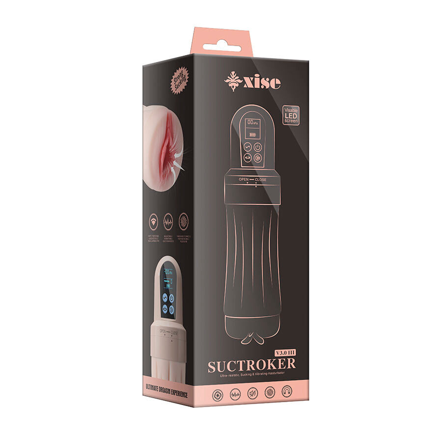 XISE SuckTrocker V3.0 III vaginaformad masturbator med vibration