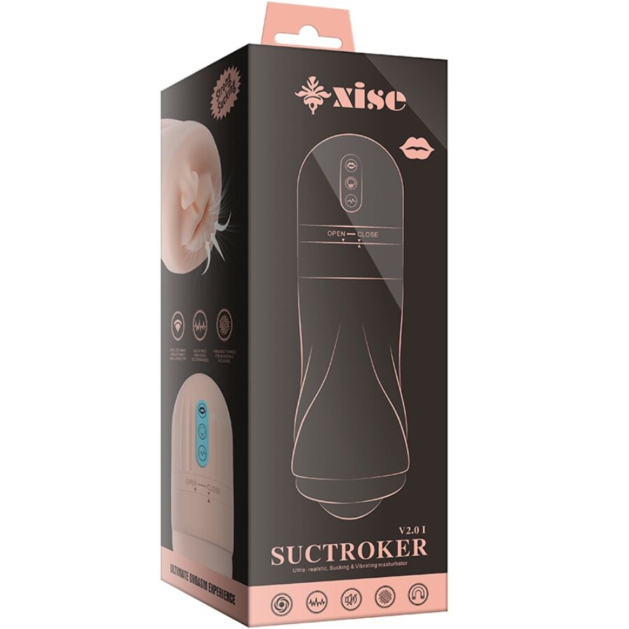 XISE SuckTrocker munmasturbator med vibration