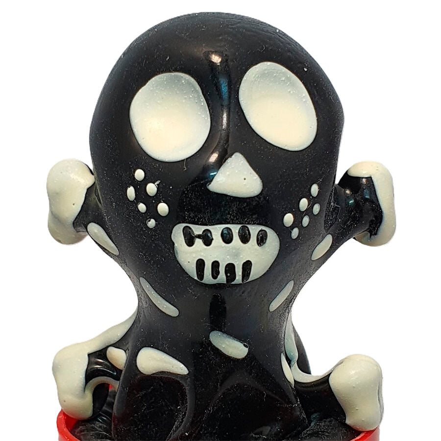 Handmålade kondomer Skull Black Model 2
