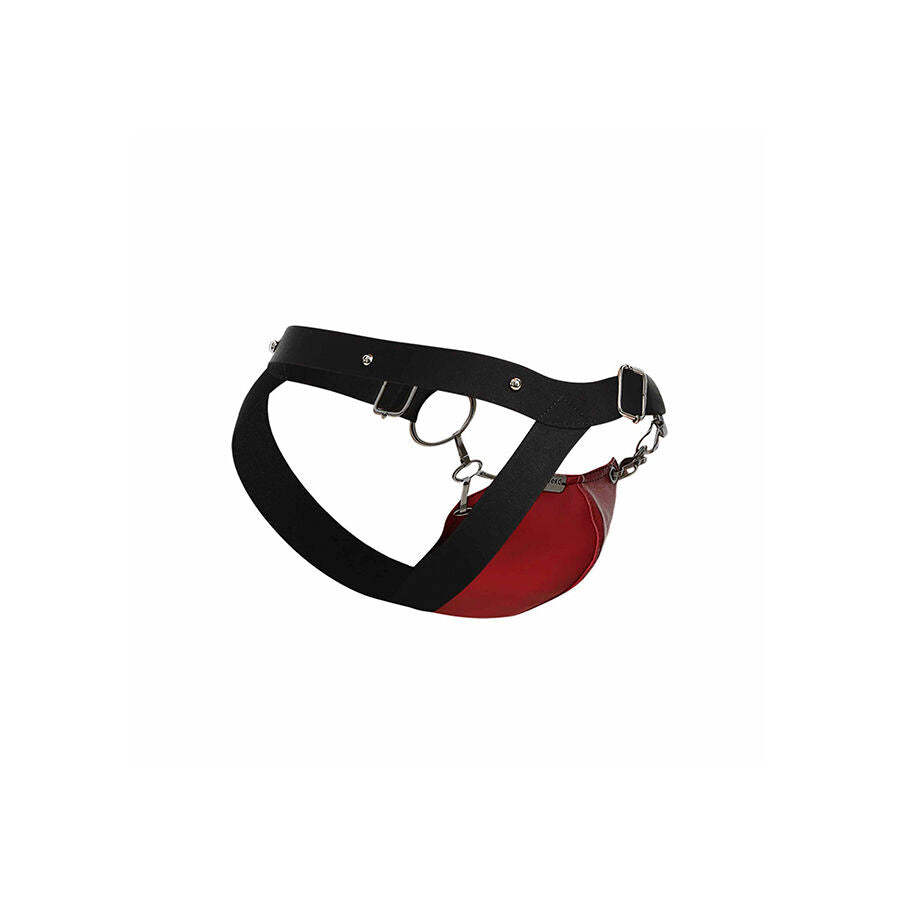 MOB - DNGEON SNAP JOCKSTRAP RÖD EN STORLEK