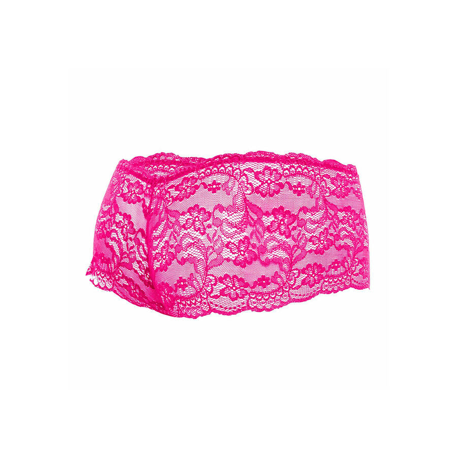 MOB - PINK LACE BOXER STORLEK S/M