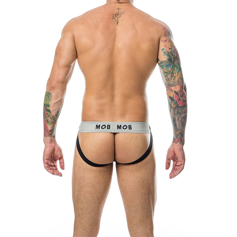 MOB - CLASSIC STRIPE WHITE JOCK STORLEK XL