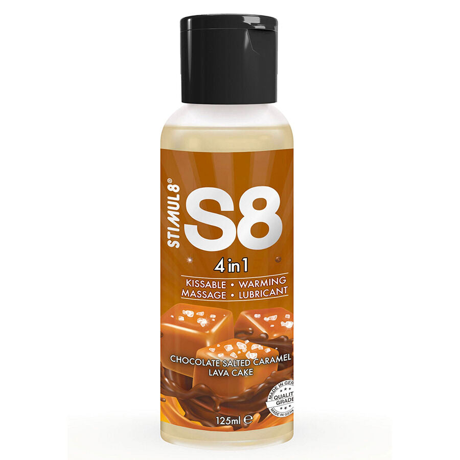 S8 4 i 1 Dessertglidmedel med choklad och saltad karamell 125 ml