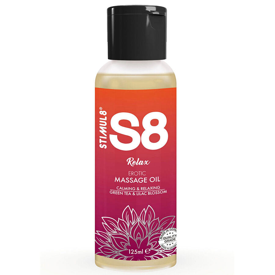 S8 Relax Grönt Te Massageolja 125 ml
