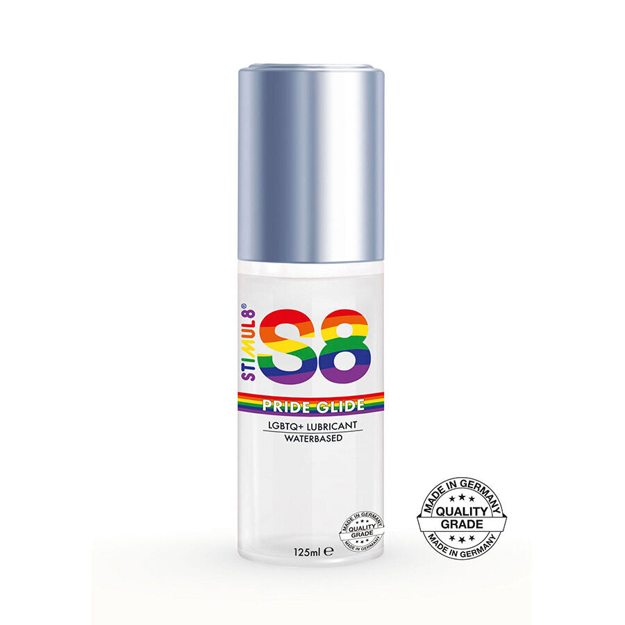 S8 Glide Pride Lubricant 125 ml, vattenbaserat glidmedel