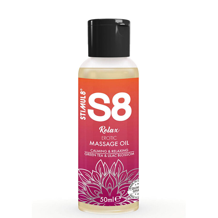 S8 massageolja box med tre dofter 3 x 50 ml