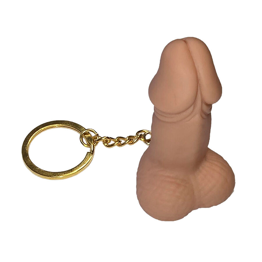 DIABLO PICANTE - Nyckelring med visselpipa i form av penis i köttfärg