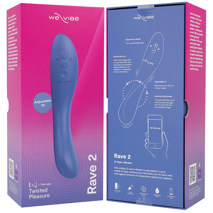 WE-VIBE - RAVE 2 G-SPOT VIBRATOR BLÅ