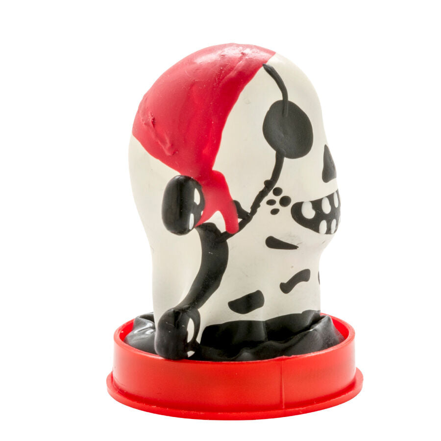 Handmålade novelty kondomer med piratmotiv
