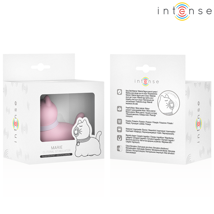 INTENSE Marie Pink klitorisstimulator med tappningsfunktion