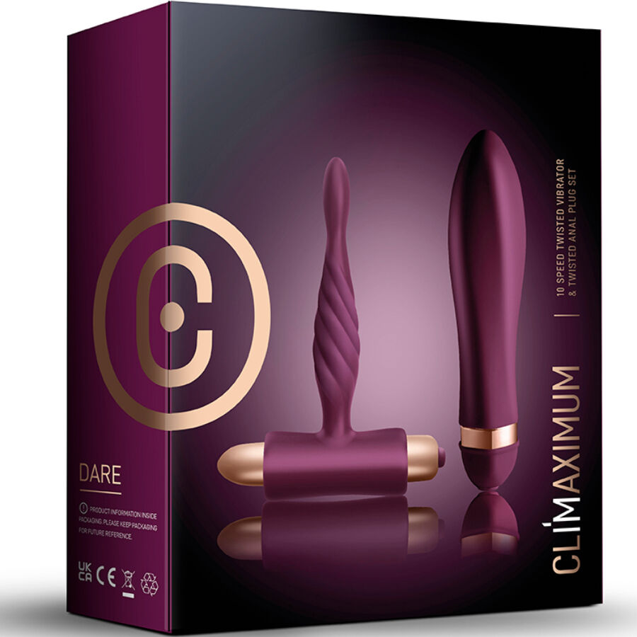 CLIMAXIMUM Dare Kit med vibrator och analplugg för nybörjare