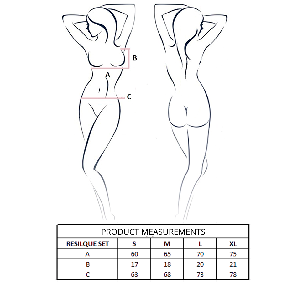 PASSION - RESILQUE BRA + THONG SET TOMAT RÖD S/M